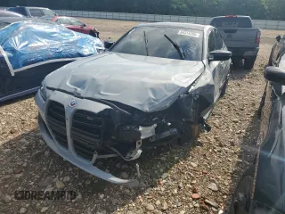 2023 BMW M3 Competition xDrive with VIN WBS43AY01PFR10341, listed as a Copart auction lot 64314395 with 9,447 mi miles and Non repairable. Bid and sale history available at DreamBid. Image 1.