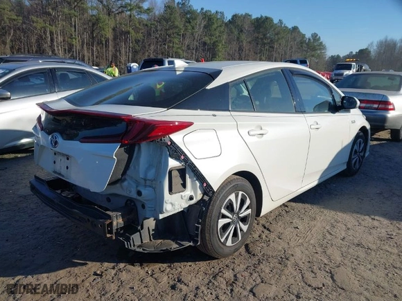 2018 Toyota Prius Prime Plus with VIN JTDKARFP0J3092189, listed as a IAAI auction lot 41614683 with 85,012 mi miles. Bid and sale history available at carsss.com. Image 4.