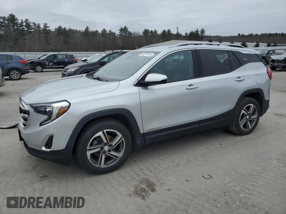 2020 GMC Terrain SLT with VIN 3GKALPEV3LL123327, listed as a Copart auction lot 85270414 with 111,640 mi miles and Salvage Title. Bid and sale history available at DreamBid. Image 1.