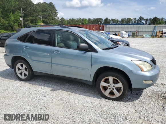 2007 Lexus RX 350 with VIN JTJGK31U870001299, listed as a Copart auction lot 54499725 with 345,639 mi miles and Clean Title. Bid and sale history available at DreamBid. Image 4.