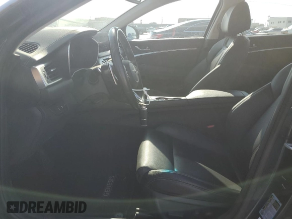 2022 Genesis G70 2.0T with VIN KMTG34TA1NU094232, listed as a Copart auction lot 67661714 with 43,350 mi miles and Salvage Title. Bid and sale history available at carsss.com. Image 7.
