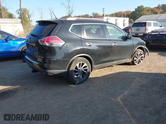 2016 Nissan Rogue SV with VIN 5N1AT2MV2GC755622, listed as a IAAI auction lot 40656869 with 132,970 mi miles and . Bid and sale history available at DreamBid. Image 4.