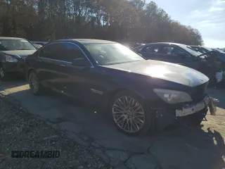 2011 BMW 7 Series 750i with VIN WBAKA8C59BCY37369, listed as a Copart auction lot 85466464 with 172,553 mi miles and Salvage title. Bid and sale history available at DreamBid. Image 4.