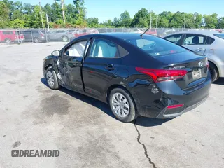 2022 Hyundai Accent SE with VIN 3KPC24A60NE181293, listed as a IAAI auction lot 42517919 with 14,896 mi miles and . Bid and sale history available at DreamBid. Image 3.