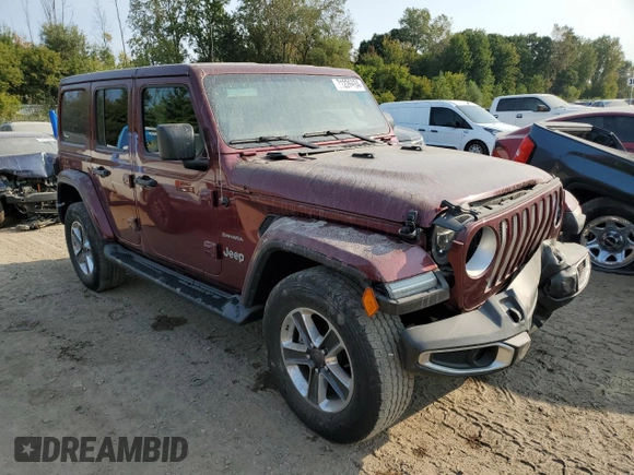 2022 Jeep Wrangler Unlimited Sahara Altitude with VIN 1C4HJXEG6NW117231, listed as a Copart auction lot 71226934 with 36,897 mi miles and Clean title. Bid and sale history available at DreamBid. Image 4.