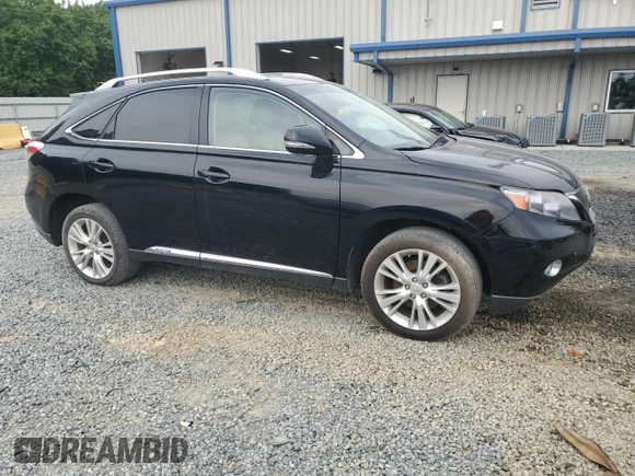 2012 Lexus RX 450h with VIN JTJBC1BA9C2432765, listed as a Copart auction lot 57657145 with 290,286 mi miles and Clean title. Bid and sale history available at DreamBid. Image 4.