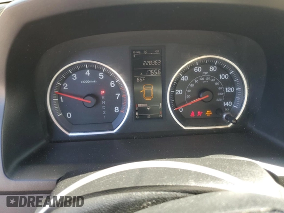 2009 Honda CR-V EX-L with VIN JHLRE38789C011323, listed as a Copart auction lot 54554445 with 228,363 mi miles and Salvage Title. Bid and sale history available at carsss.com. Image 9.