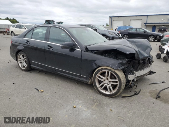 2012 Mercedes-Benz C 300 Sport with VIN WDDGF8BBXCR193158, listed as a Copart auction lot 57283155 with 108,486 mi miles and Salvage title. Bid and sale history available at DreamBid. Image 4.