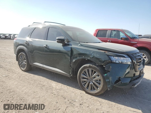 2024 Nissan Pathfinder SL with VIN 5N1DR3CDXRC252174, listed as a Copart auction lot 46054675 with 10,589 mi miles and Salvage title. Bid and sale history available at DreamBid. Image 4.