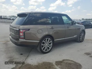 2014 Land Rover Range Rover Supercharged with VIN SALGS2TF7EA162268, listed as a Copart auction lot 57356915 with 101,164 mi miles and Salvage title. Bid and sale history available at DreamBid. Image 3.