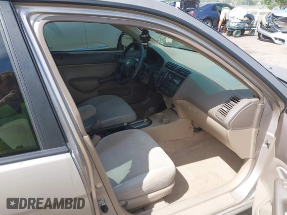 2001 Honda Civic EX with VIN 2HGES26711H599408, listed as a IAAI auction lot 41993846 with 96,095 mi miles and . Bid and sale history available at DreamBid. Image 5.