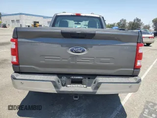 2021 Ford F-150 XL with VIN 1FTMF1C58MKE24095, listed as a Copart auction lot 57686455 with 60,583 mi miles and Salvage title. Bid and sale history available at DreamBid. Image 6.