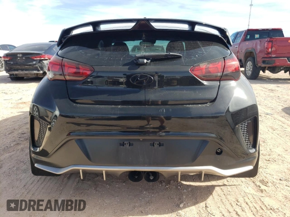 2019 Hyundai Veloster Turbo z VIN KMHTH6AB0KU012021, wystawiony jako Copart lot #43035945 z przebiegiem 86 042 mil mil oraz Szkoda całkowita • Salvage title. Historia ofert i sprzedaży dostępna na DreamBid. Obrazek 6.