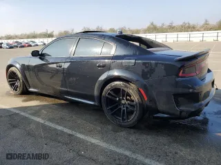 2020 Dodge Charger Scat Pack Widebody with VIN 2C3CDXGJ0LH251405, listed as a Copart auction lot 46782665 with 78,928 mi miles and Clean Title. Bid and sale history available at carsss.com. Image 2.