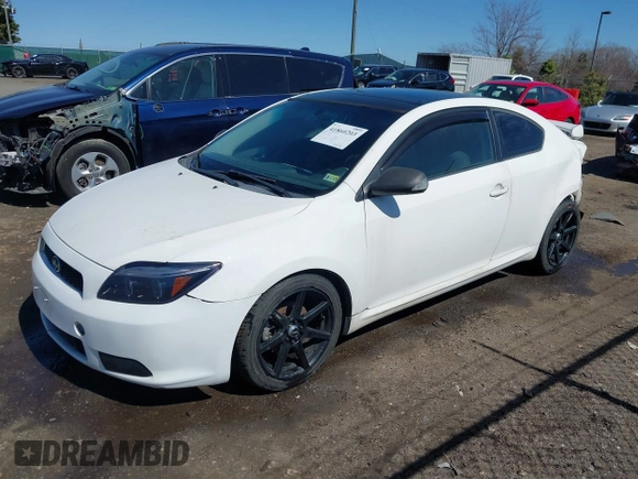 2005 Scion tC with VIN JTKDE177750004638, listed as a IAAI auction lot 41860203 with 184,800 mi miles. Bid and sale history available at carsss.com. Image 14.