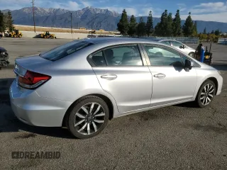 2014 Honda Civic Sedan EX-L with VIN 19XFB2F92EE242101, listed as a Copart auction lot 50170025 with 59,023 mi miles and Salvage Title. Bid and sale history available at carsss.com. Image 3.