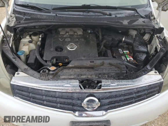 2008 Nissan Quest with VIN 5N1BV28U78N108686, listed as a Copart auction lot 74558294 with 120,697 mi miles and Clean Title. Bid and sale history available at carsss.com. Image 12.