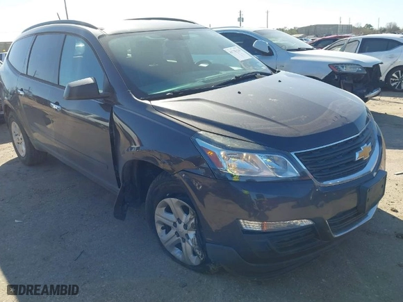 2014 Chevrolet Traverse LS with VIN 1GNKRFKD0EJ258058, listed as a IAAI auction lot 41725120 with 147,588 mi miles. Bid and sale history available at carsss.com. Image 6.