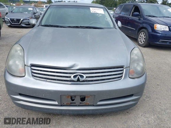 2004 Infiniti G35 w/Leather with VIN JNKCV51F84M706371, listed as a IAAI auction lot 42056977 with 178,181 mi miles and . Bid and sale history available at DreamBid. Image 6.