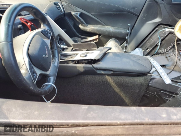 2018 Chevrolet Corvette Z51 1LT with VIN 1G1YH2D77J5101483, listed as a Copart auction lot 63526954 with 0 mi miles and Non Repairable. Bid and sale history available at carsss.com. Image 7.