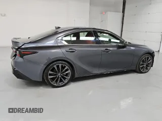 2022 Lexus IS 350 F Sport with VIN JTHGZ1E21N5025759, listed as a Copart auction lot 54313225 with 34,177 mi miles and Clean title. Bid and sale history available at DreamBid. Image 3.