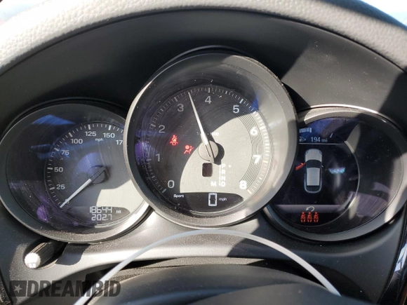 2022 Porsche Macan with VIN WP1AA2A57NLB02293, listed as a Copart auction lot 52231125 with 18,644 mi miles and Non repairable. Bid and sale history available at DreamBid. Image 9.