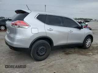 2015 Nissan Rogue SV with VIN KNMAT2MT6FP576395, listed as a Copart auction lot 54565935 with 143,259 mi miles and Salvage Title. Bid and sale history available at DreamBid. Image 3.