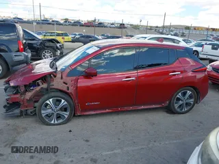 2019 Nissan LEAF SV z VIN 1N4AZ1CP7KC303423, wystawiony jako IAAI lot #42217532 z przebiegiem 67 992 mil mil oraz . Historia ofert i sprzedaży dostępna na DreamBid. Obrazek 15.