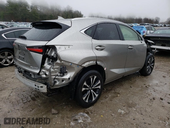 2020 Lexus NX 300 F Sport with VIN JTJSARDZ2L2222242, listed as a Copart auction lot 59493045 with 134,746 mi miles and Non repairable. Bid and sale history available at DreamBid. Image 3.