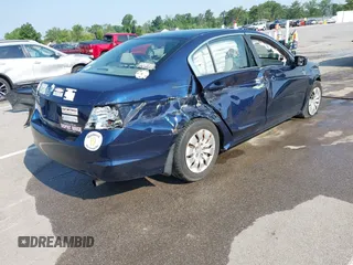 2010 Honda Accord LX with VIN 1HGCP2F36AA147426, listed as a IAAI auction lot 42469425 with Not provided miles and . Bid and sale history available at DreamBid. Image 4.