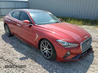 2020 Genesis G70 3.3T with VIN KMTG54LE0LU056422, listed as a Copart auction lot 71549144 with 46,683 mi miles and Non Repairable. Bid and sale history available at DreamBid. Image 4.