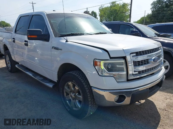 2014 Ford F-150 XL with VIN 1FTFW1ET3EFA89424, listed as a IAAI auction lot 42066869 with 163,110 mi miles. Bid and sale history available at carsss.com. Image 1.