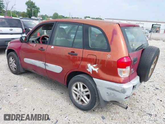 2001 Toyota RAV4 with VIN JTEGH20V710009113, listed as a IAAI auction lot 42813771 with 186,955 mi miles and . Bid and sale history available at DreamBid. Image 3.