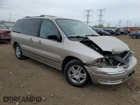 2003 Ford Windstar SE with VIN 2FMDA52413BB59104, listed as a Copart auction lot 55134805 with 132,918 mi miles and Salvage title. Bid and sale history available at DreamBid. Image 4.