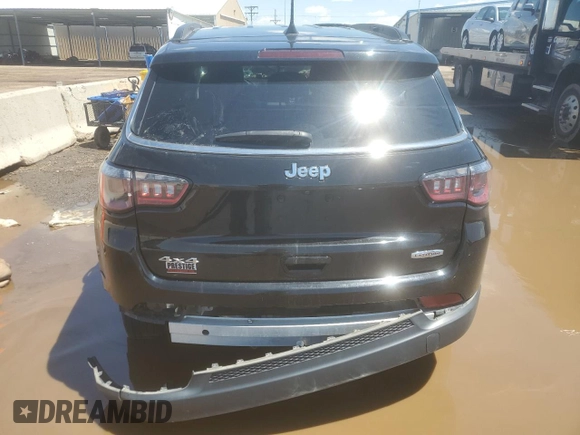 2021 Jeep Compass Latitude with VIN 3C4NJDBB1MT534528, listed as a Copart auction lot 56411535 with 48,502 mi miles and Salvage title. Bid and sale history available at DreamBid. Image 6.