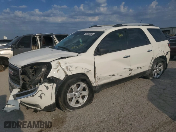 2015 GMC Acadia SLE with VIN 1GKKRPKD7FJ270129, listed as a Copart auction lot 69282064 with Not provided miles and Salvage title. Bid and sale history available at DreamBid. Image 1.