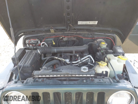 2002 Jeep Wrangler Sport with VIN 1J4FA49S62P743771, listed as a IAAI auction lot 41791205 with 186,622 mi miles. Bid and sale history available at carsss.com. Image 10.