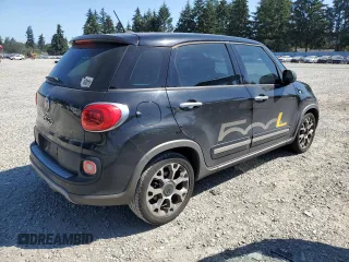 2014 FIAT 500L Trekking with VIN ZFBCFADH5EZ011227, listed as a Copart auction lot 65873224 with 110,266 mi miles and Clean Title. Bid and sale history available at carsss.com. Image 3.