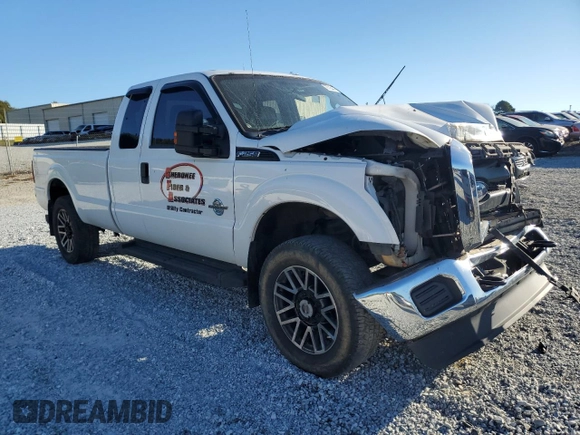 2016 Ford Super Duty F-250 SRW XLT with VIN 1FT7X2BT8GEC95293, listed as a Copart auction lot 76725444 with 0 mi miles and Salvage Title. Bid and sale history available at carsss.com. Image 4.