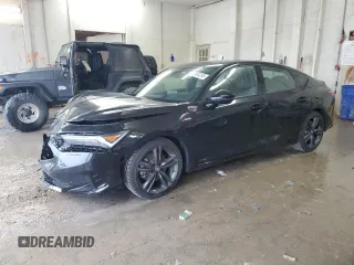 2024 Acura Integra w/A-Spec Technology Package with VIN 19UDE4H63RA028323, listed as a Copart auction lot 43564255 with 8,023 mi miles and Salvage Title. Bid and sale history available at carsss.com. Image 1.