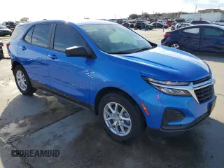 2024 Chevrolet Equinox LS with VIN 3GNAXHEG8RL306729, listed as a Copart auction lot 82551554 with 18,316 mi miles and Clean Title. Bid and sale history available at DreamBid. Image 4.