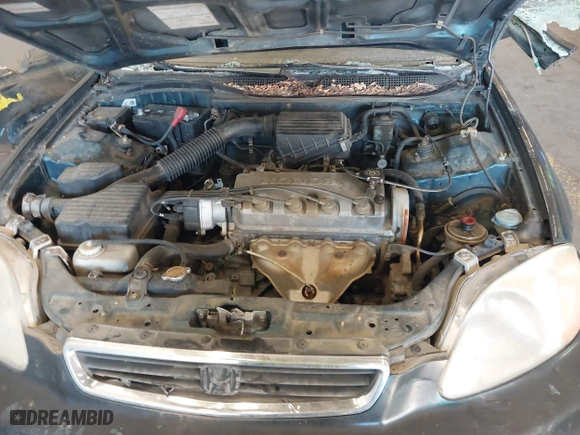 1996 Honda Civic DX with VIN 1HGEJ6625TL019386, listed as a IAAI auction lot 40775179 with 212,267 mi miles. Bid and sale history available at carsss.com. Image 10.