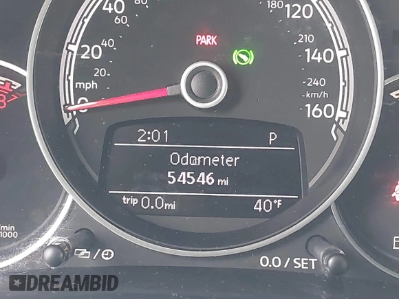 2019 Volkswagen Beetle S with VIN 3VW5DAAT4KM504847, listed as a IAAI auction lot 41582981 with 54,546 mi miles and . Bid and sale history available at DreamBid. Image 16.