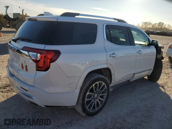2022 GMC Acadia Denali with VIN 1GKKNPLS4NZ141192, listed as a Copart auction lot 87487174 with 30,039 mi miles and Salvage Title. Bid and sale history available at carsss.com. Image 3.