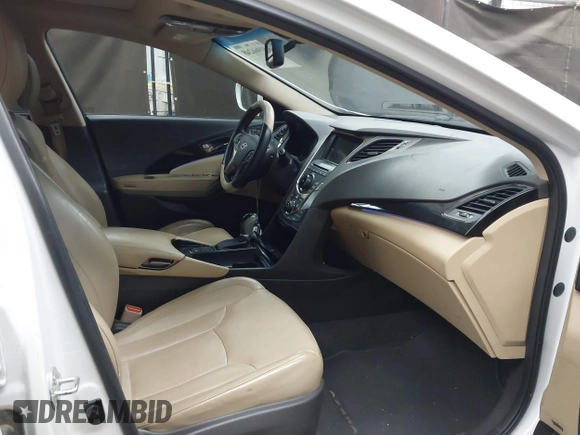 2013 Hyundai Azera with VIN KMHFH4JG1DA330604, listed as a IAAI auction lot 41966248 with 126,554 mi miles. Bid and sale history available at carsss.com. Image 5.