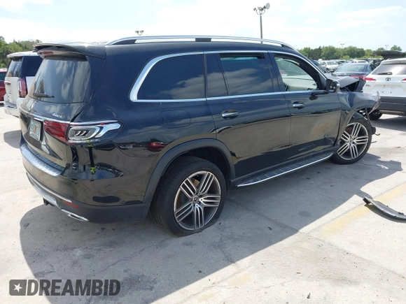 2021 Mercedes-Benz GLS 450 z VIN 4JGFF5KE5MA469689, wystawiony jako IAAI lot #42113396 z przebiegiem 23 930 mil mil oraz . Historia ofert i sprzedaży dostępna na DreamBid. Obrazek 4.