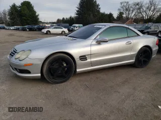 2003 Mercedes-Benz SL 500 z VIN WDBSK75F03F045545, wystawiony jako Copart lot #49281175 z przebiegiem 114 477 mil mil oraz Szkody całkowita. Historia ofert i sprzedaży dostępna na DreamBid. Obrazek 1.