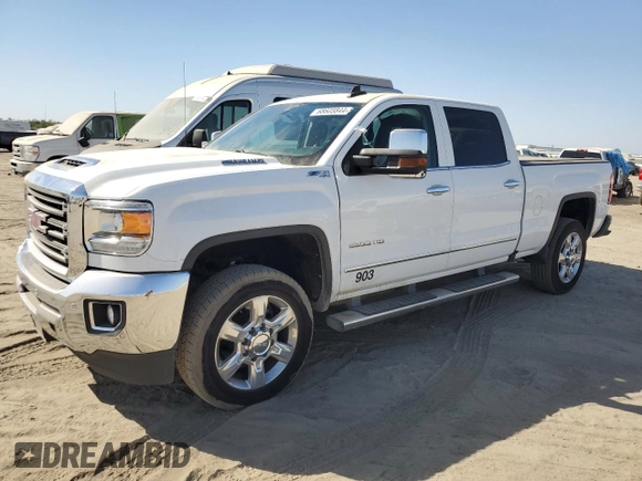 2017 GMC Sierra 2500HD SLT with VIN 1GT12TEY7HF231579, listed as a Copart auction lot 68605844 with 172,502 mi miles and Salvage Title. Bid and sale history available at carsss.com. Image 1.