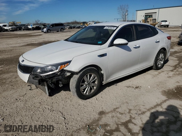 2016 Kia Optima LX with VIN KNAGT4L31G5086660, listed as a Copart auction lot 42905625 with 125,119 mi miles and Salvage Title. Bid and sale history available at carsss.com. Image 1.