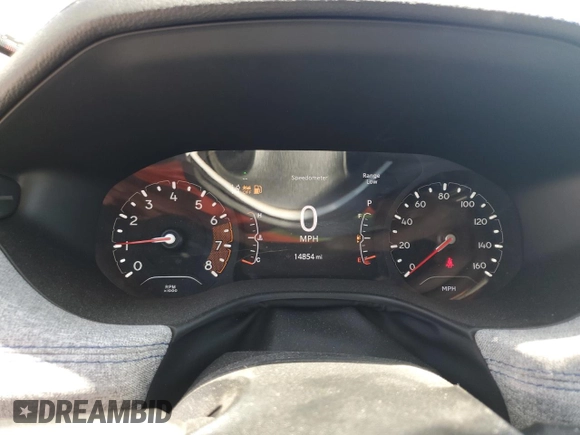 2022 Jeep Compass Latitude with VIN 3C4NJCBB7NT213430, listed as a Copart auction lot 49485365 with 14,854 mi miles and Salvage Title. Bid and sale history available at carsss.com. Image 9.